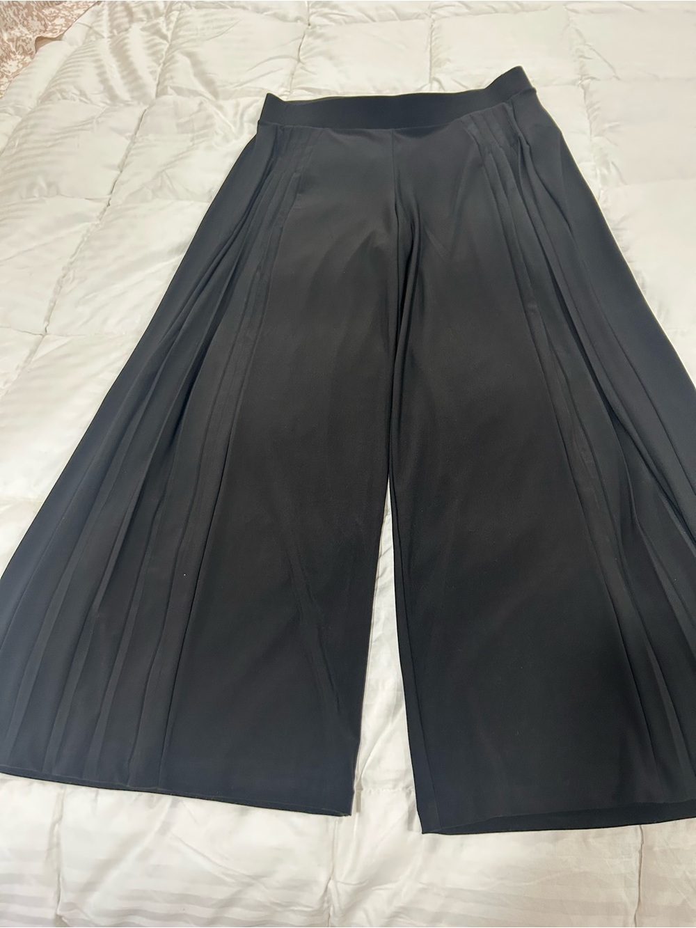 Pleated Black Palazzo Wide Leg Pants

New With Tags